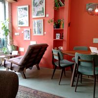 Inside the cafe (summer 2025) at Life's a Peach in Utrecht