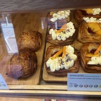 Pain au chocolat and Danish on Sunday 9 Nov 2025  at Life's a Peach in Utrecht