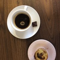 Pastel de nata at Life's a Peach in Utrecht