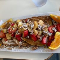 French toast  at The Modern Vegan in San Diego