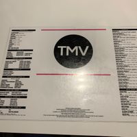 Drink menu at The Modern Vegan in San Diego