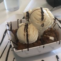 Deep fried banana bread! at The Modern Vegan in San Diego