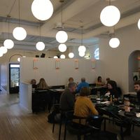 Main dining area at Moveable Feast in Wheaton