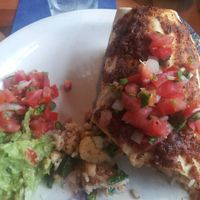 Vegan burrito at Azul in Mill Creek