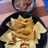 salsa and chips   at Azul in Mill Creek