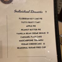 Menu  at B-Line Diner in Orlando