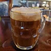 Almond Mylk Cappuccino at Sweet Magnolia in Florence