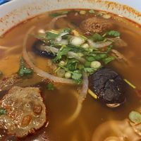 Bun bo rue at Saigon Vegan in Garden Grove