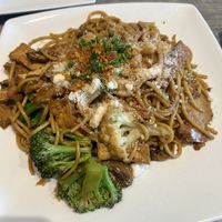 Garlic noodles #Veganuary at Saigon Vegan in Garden Grove