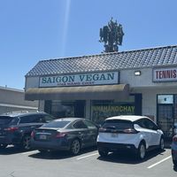 From the parking lot  at Saigon Vegan in Garden Grove