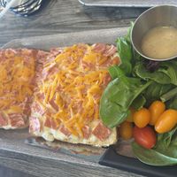 Slightly weird ham and cheese in toastt  at Saigon Vegan in Garden Grove