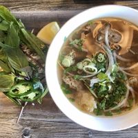 Beef Pho at Saigon Vegan in Garden Grove