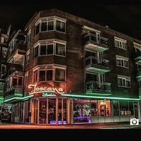 The beautiful lights at Toscana IJssalon in Emmen