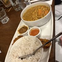 Chaguanas dinner plate   at Cottons in North West London