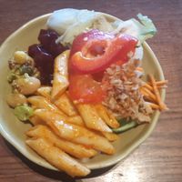 salad bar bowl at The Dog in Stratford-upon-avon