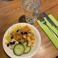 Their salad bar really a highlight. at The Wheatsheaf in Loughborough