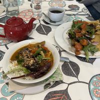 Buddha bowl and baguette sandwich   at Thyme Out in Dingle