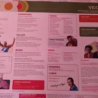 Vegan menu (September 2021) at Lounges - Clio Lounge in Bangor