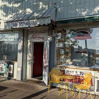 From the street at Let's Hummus in Saint John