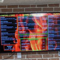 Menu (as of Aug. 10, 2021) at Let's Hummus in Saint John