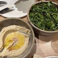 Humus en salade  at Beirut in Valencia
