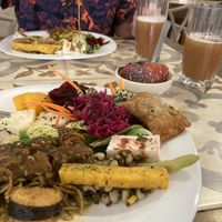 Lunch buffet, one plate was R$25 one plate was R$30 plus R$8 for each juice  at Bodhilyn in Blumenau