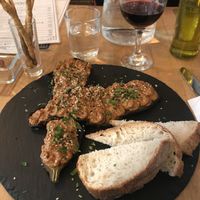 Stuffed aubergine  at Vas Manci in Budapest