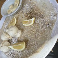 Veganised lemon and sugar   at My Old Dutch in London