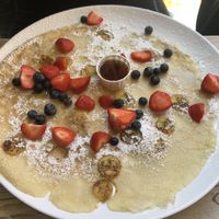 dessert pancake  at My Old Dutch in London