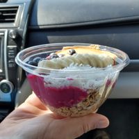 Dragon Fruit bowl. Yum!! at SPiN in Medford