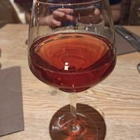 Crémant de Savoie, crème de mûre at La Cabane  in Annecy