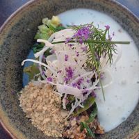 Risotto d'épeautre au curry at La Cabane  in Annecy