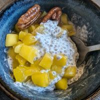 Deliciously creamy at La Cabane  in Annecy