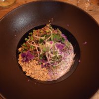 Green curry with peanuts at La Cabane  in Annecy