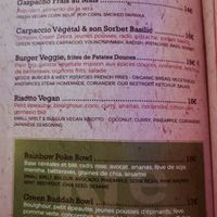 à la carte at La Cabane  in Annecy