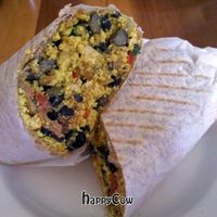 tofu scramble wrap (vegan) at s'Nice in Brooklyn