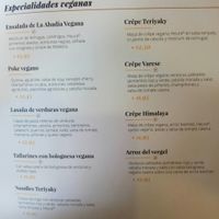 Especialidades veganas. at Eh Voilà in Valladolid