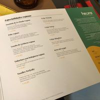 The vegam menu. at Eh Voilà in Valladolid