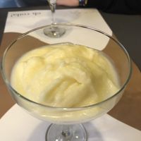 Pineapple sorbet. at Eh Voilà in Valladolid