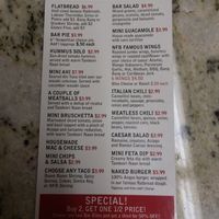 Bar Bites specials at Naples Flatbread in Naples