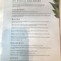Vegan menu at The Ashton in Bristol
