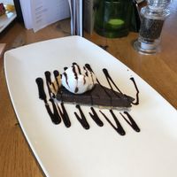 Vegan Chocolate tart at The Ashton in Bristol