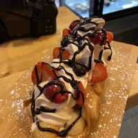 Vegan woffle 🧇  at The Cream in Barcelona