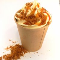 Vegan caramel ice cream at The Cream in Barcelona