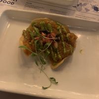 Squash tostada   at Wahaca in Cardiff