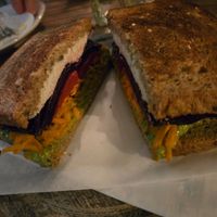 Rainbow sandwich at Café Duet in Stroudsburg