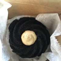 Vegan chocolate peanut butter cake  at Café Duet in Stroudsburg