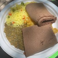 Ethiopian. This vendor is always here. I think they have a restaurant as well. Plates of food are really cheap! Food is delicious  at Jax Veg Fest in Jacksonville