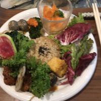 Vegan platter at Klasina in Tokyo