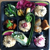 Take-out bentos ¥1,350(tax incl.). Available by reservation only  to avoid food waste🌏🌳 Please send order to klasina.hiro@gmail.com by 12:00 noon a day before the desired da at Klasina in Tokyo